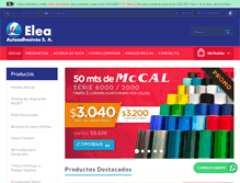 Tablet Screenshot of elea.com.ar