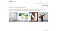 Desktop Screenshot of elea.si